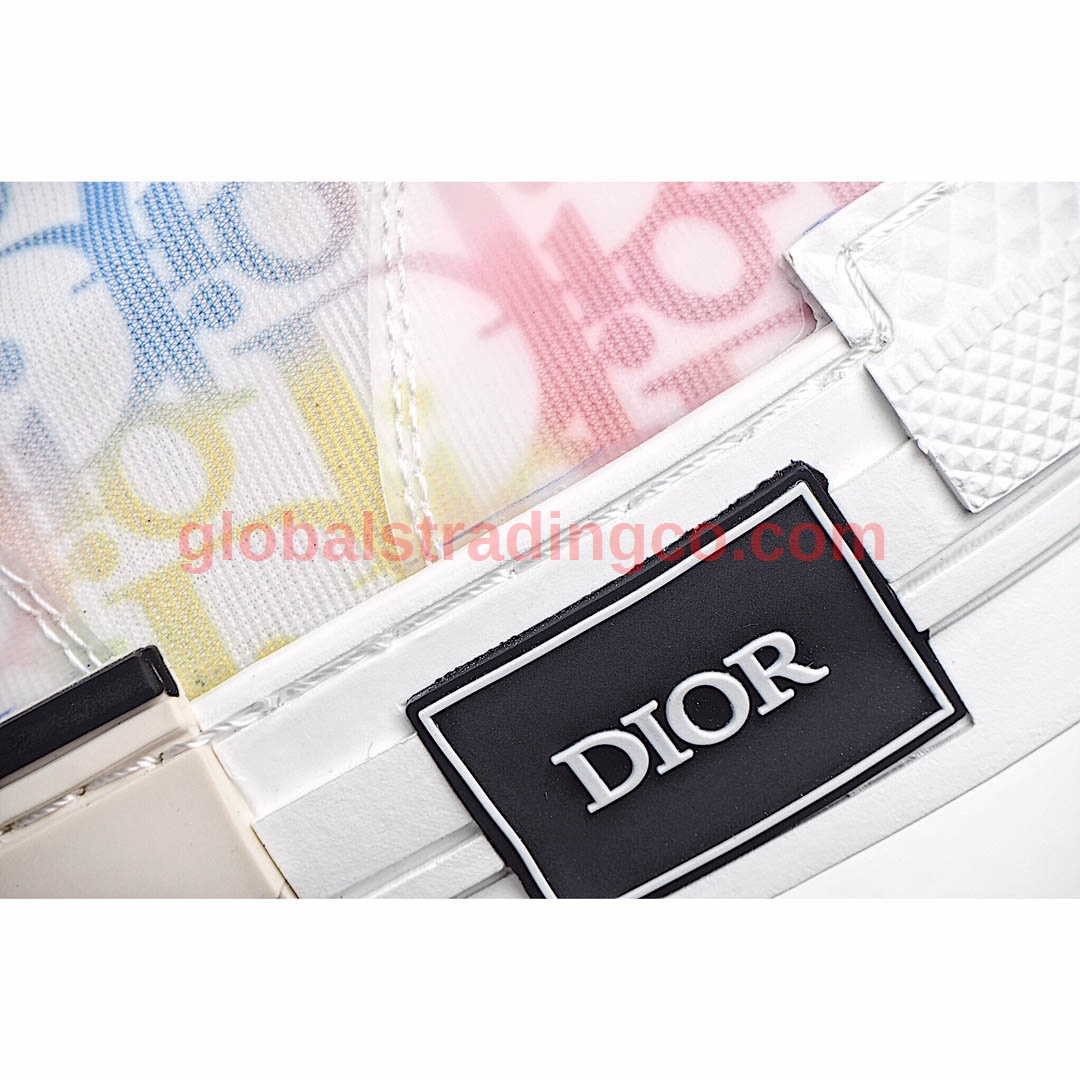 Dior B23 Oblique Slip-on Low Top Sneakers Sheer Print Sneakers